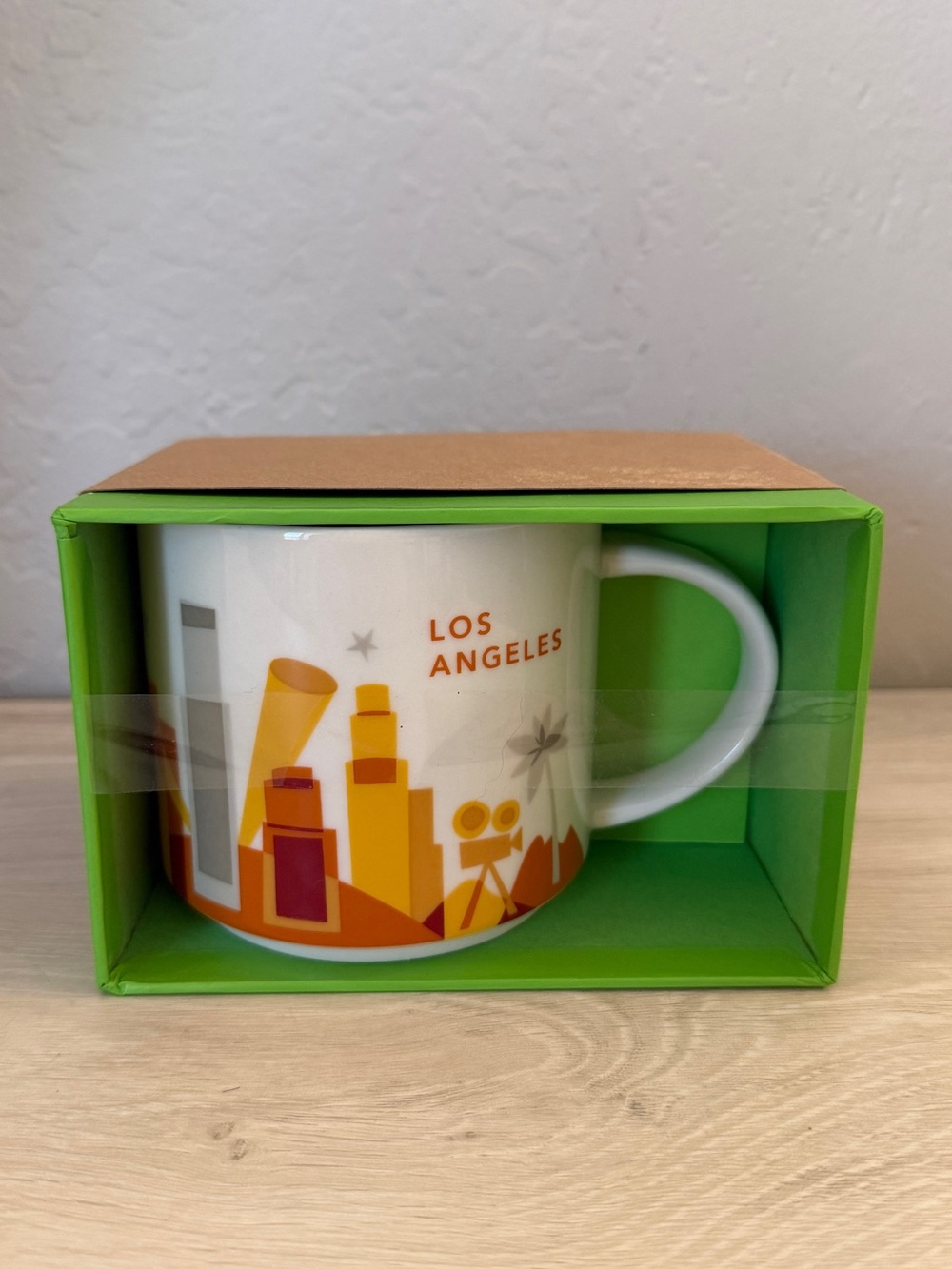 NIB Los Angeles Starbucks You Are Here Coffee Mug Cup 14 Oz Collection Retired